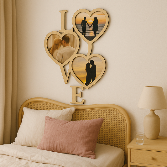 Cadre Photo "LOVE" – Spécial Saint-Valentin