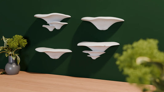 🍄 Étagères “Champignons” – Installation Facile