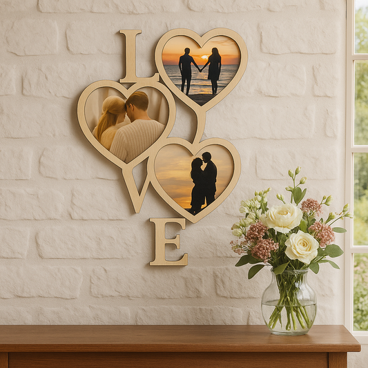 Cadre Photo "LOVE" – Spécial Saint-Valentin
