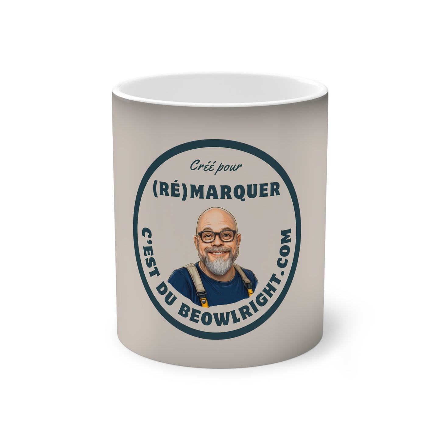 ☕ Mug officiel Beowlright thermoréactif - Pour (Ré)-Marquer les Esprits