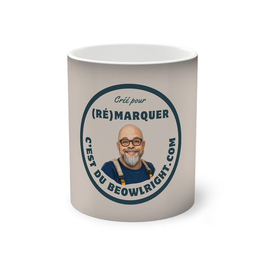 ☕ Mug officiel Beowlright thermoréactif - Pour (Ré)-Marquer les Esprits